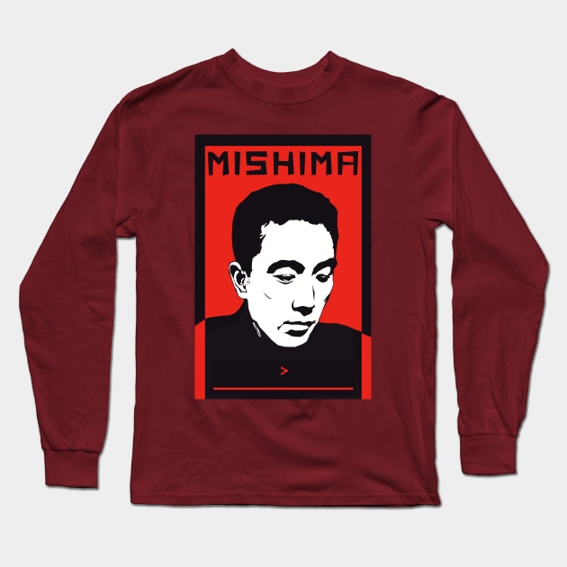 Yukio Mishima V Long Sleeve T-Shirt by Exile Kings 